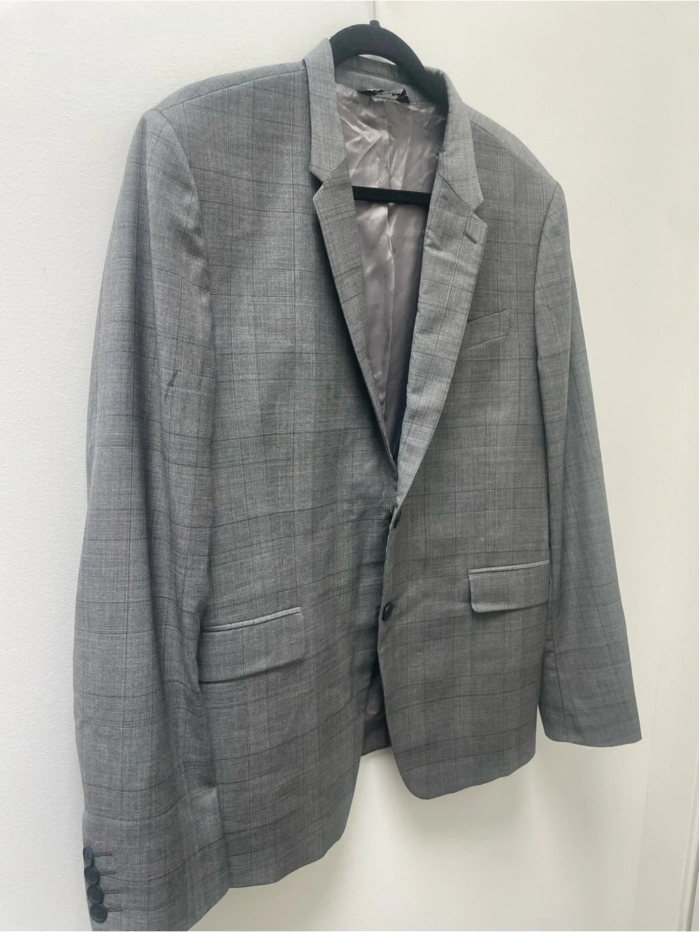 Paul Smith for Barney’s 100% Wool Grey Check Sport Coat Blazer Size 42R